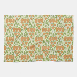 Paño De Cocina Art Nouveau: Elegancia floral