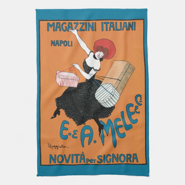 Paño De Cocina Art Nouveau Magazzini Italiani de Capiello (Vertical)
