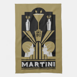 Paño De Cocina Arte Art Decó de Martini