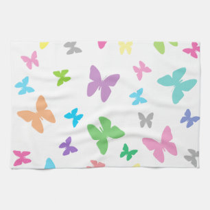 Paño De Cocina Arte colorido de mariposa