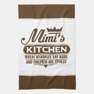 Paño De Cocina arte con palabras de la cocina de MiMi