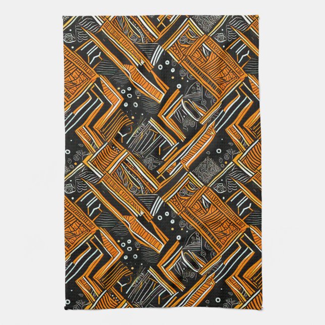 Paño De Cocina Arte de África (Vertical)