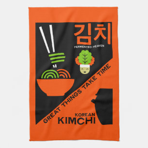 Paño De Cocina Arte de cocina kimchi coreana