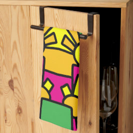 Paño De Cocina Arte de Doodle Festivo 42