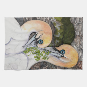 Paño De Cocina Arte de Gannets del Norte