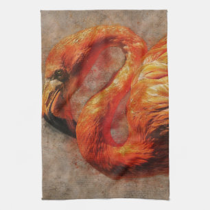 Paño De Cocina Arte de impresión Flamingo   Regalos Para Los Aman