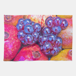 Paño De Cocina Arte de la vida de la fruta