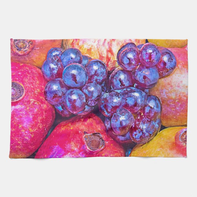 Paño De Cocina Arte de la vida de la fruta (Horizontal)