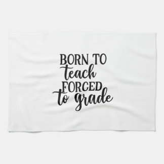 Paño De Cocina Arte De Maestros Nacido Para Enseñar Obligado A Gr