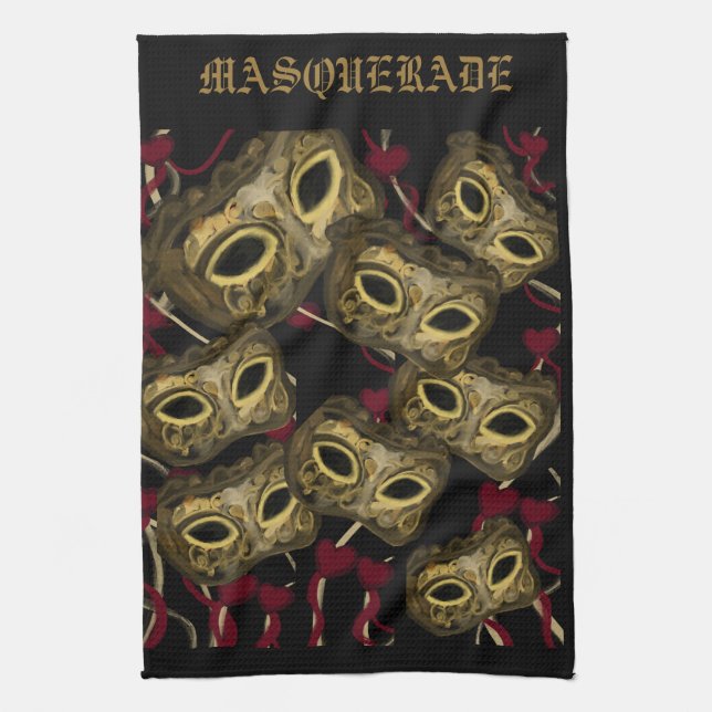 PAÑO DE COCINA ARTE DE MÁSCARAS     (Vertical)