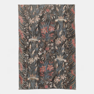 Paño De Cocina Arte de pared de lirio botánico de academia oscura