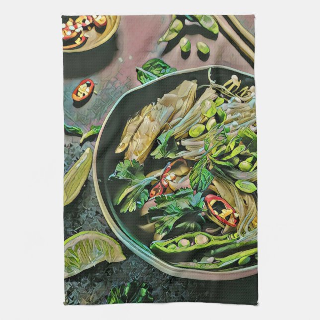 Paño De Cocina Arte de Ramen (Vertical)