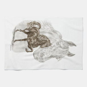 Paño De Cocina Arte del caballo de Morgan