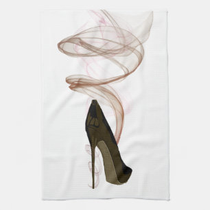 Paño De Cocina Arte del zapato del estilete de Smokin