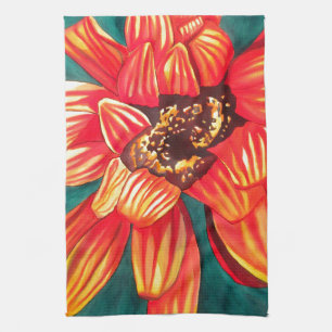 Paño De Cocina Arte floral del desierto de Gazania por Sacha Gros