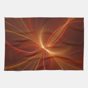 Paño De Cocina Arte fractal abstracto místico moderno colores cál