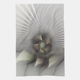 Paño De Cocina Arte fractal de forma 3D abstracto moderno