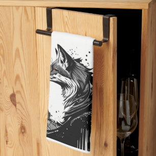 Paño De Cocina Arte gráfico Fox Wild Animal Nature Wildlife Art