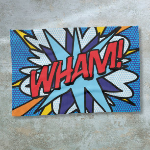 Paño De Cocina Arte Pop de Cómic Divertido Moderno WHAM