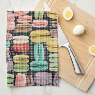 Paño De Cocina Arte pop de Macarons del francés