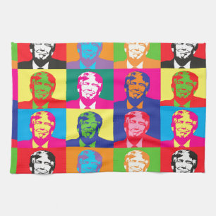 Paño De Cocina arte pop donald trump