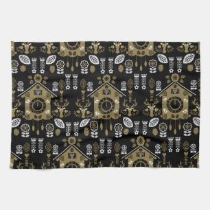 Paño De Cocina Arte popular alemán Bauernmalerei