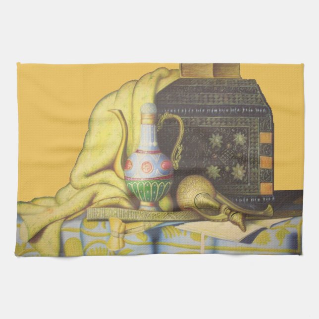 Paño De Cocina Artefactos egipcios: Secretos de los faraones (Horizontal)