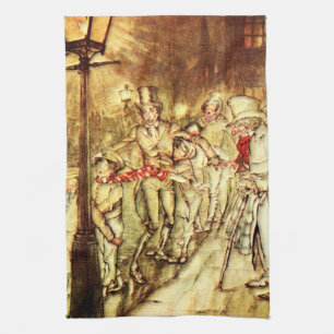 Paño De Cocina Arthur Rackham - A Navidades Carol - Calle