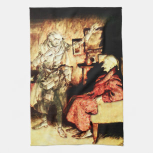 Paño De Cocina Arthur Rackham - A Navidades Carol - Scrooge