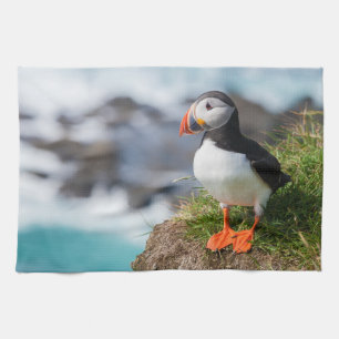 Paño De Cocina Ártica tropical de Puffin Atlántico