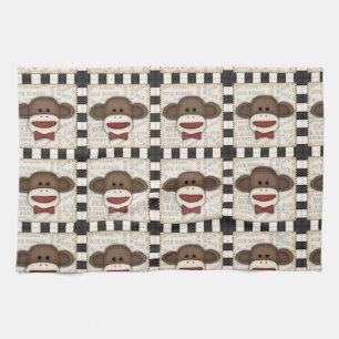 Paño De Cocina Artículos de decoración doméstica de mono de ac