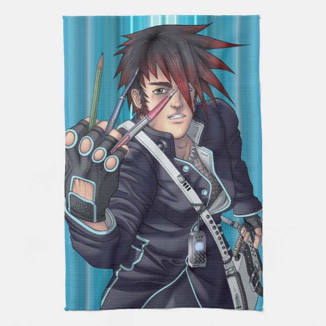 Paño De Cocina Artista Anime Manga (Vertical)