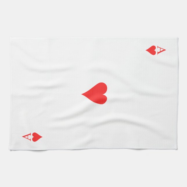 Paño De Cocina As de corazones (Horizontal)