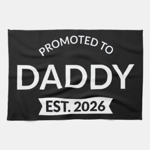 Paño De Cocina Ascendido a Papá Est. 2026 II