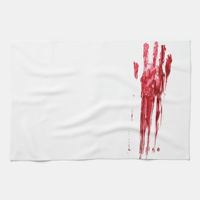 Paño De Cocina Asesinato sangriento (Horizontal)