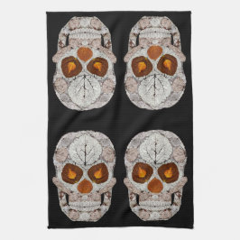 Paño De Cocina Aspen Leaf Skull 11