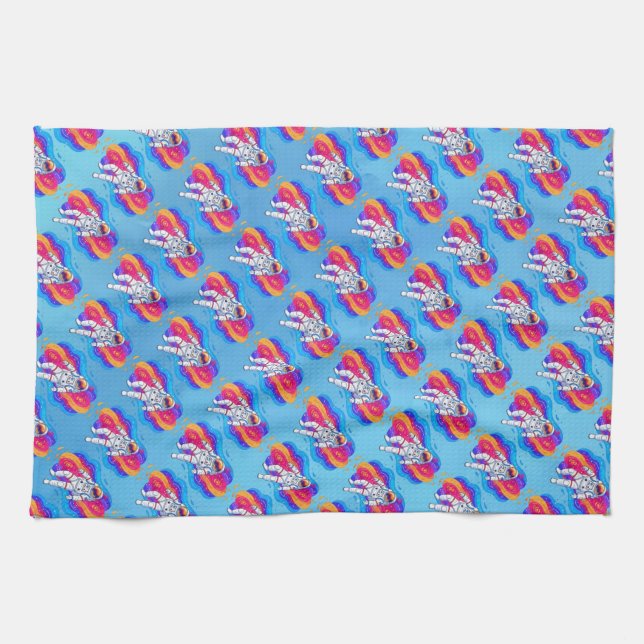 Paño De Cocina Astronauta (Horizontal)