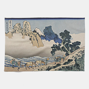 Paño De Cocina Atrás de la montaña Fuji del río Minobu Hokusai