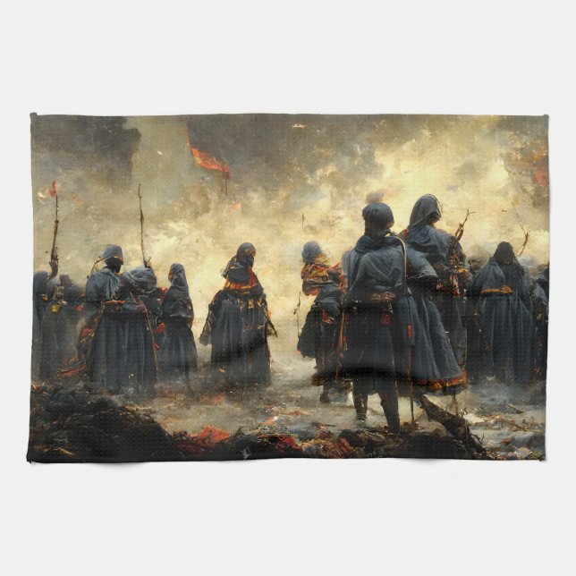 Paño De Cocina Attack the place (Horizontal)