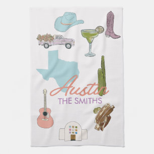 Paño De Cocina Austin Texas Bachelorette Boda
