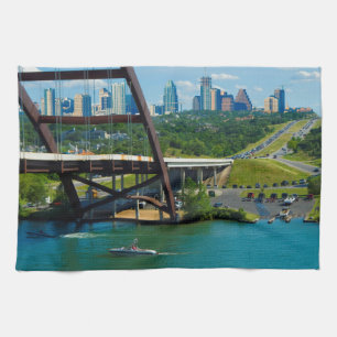 Paño De Cocina Austin, Texas desde el puente 360