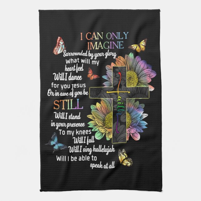 Paño De Cocina Autism Awareness I Can Only Imagine Jesus Faith (Vertical)