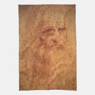 Paño De Cocina Autorretrato de Leonardo da Vinci, Arte del Renaci