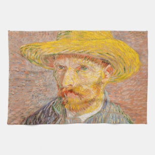 Paño De Cocina Autorretrato impresionista de Vincent Van Gogh pin