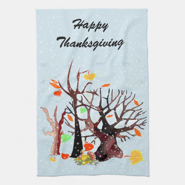 Paño De Cocina Autumn Wonderland - (Vertical)