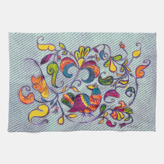 Paño De Cocina Ave del Norte (Horizontal)