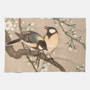 Paño De Cocina Ave del pájaro Koson de Asia