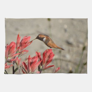 Paño De Cocina Ave flor