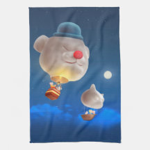 Aventura con globo de cielo nocturno