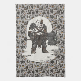 Paño De Cocina aventurero American Bulldog gladiador perro